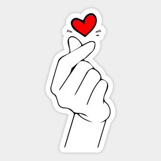 K-LOVE Hand Sticker